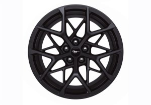 Ford Mustang Mach 1 Wheels - Ford Racing - 19x10.5 & 19x11, Cast Aluminum - Dark Tarnished Painted Aluminum - 2021